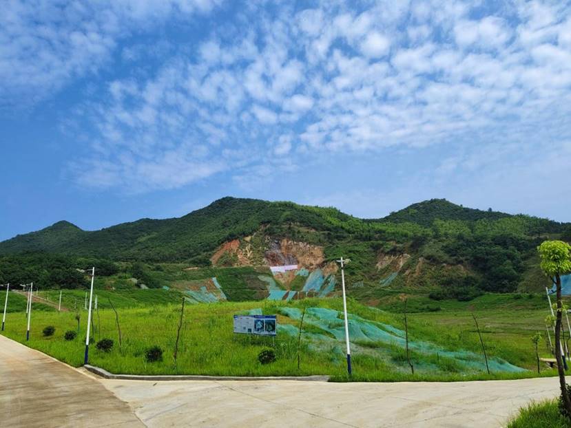 銅山、前山露天采坑復(fù)墾項目完成